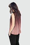 Плісована блузка Zara 1836/226/610 бордова XS, фото 2