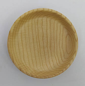 Тарілка для подачі дерев'яна, ясен d 30 см, висота 3.8 см.