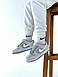 Чоловічі Кросівки Nike SB Dunk Low Grey White 41-42-43-44, фото 2