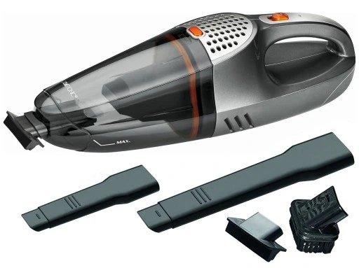 Ручний пилосос Clatronic AKS 832 – 12 В, 1400 мА·год, сухе/вологе прибирання, 4 насадки