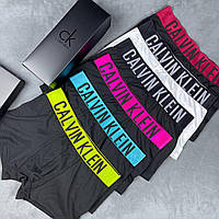 Труси Чоловічі Calvin Klein Intense Плавки Для Чоловіка Набір Трусів Кельвін Кляйн 5 Шт 6 Кольорів Salex