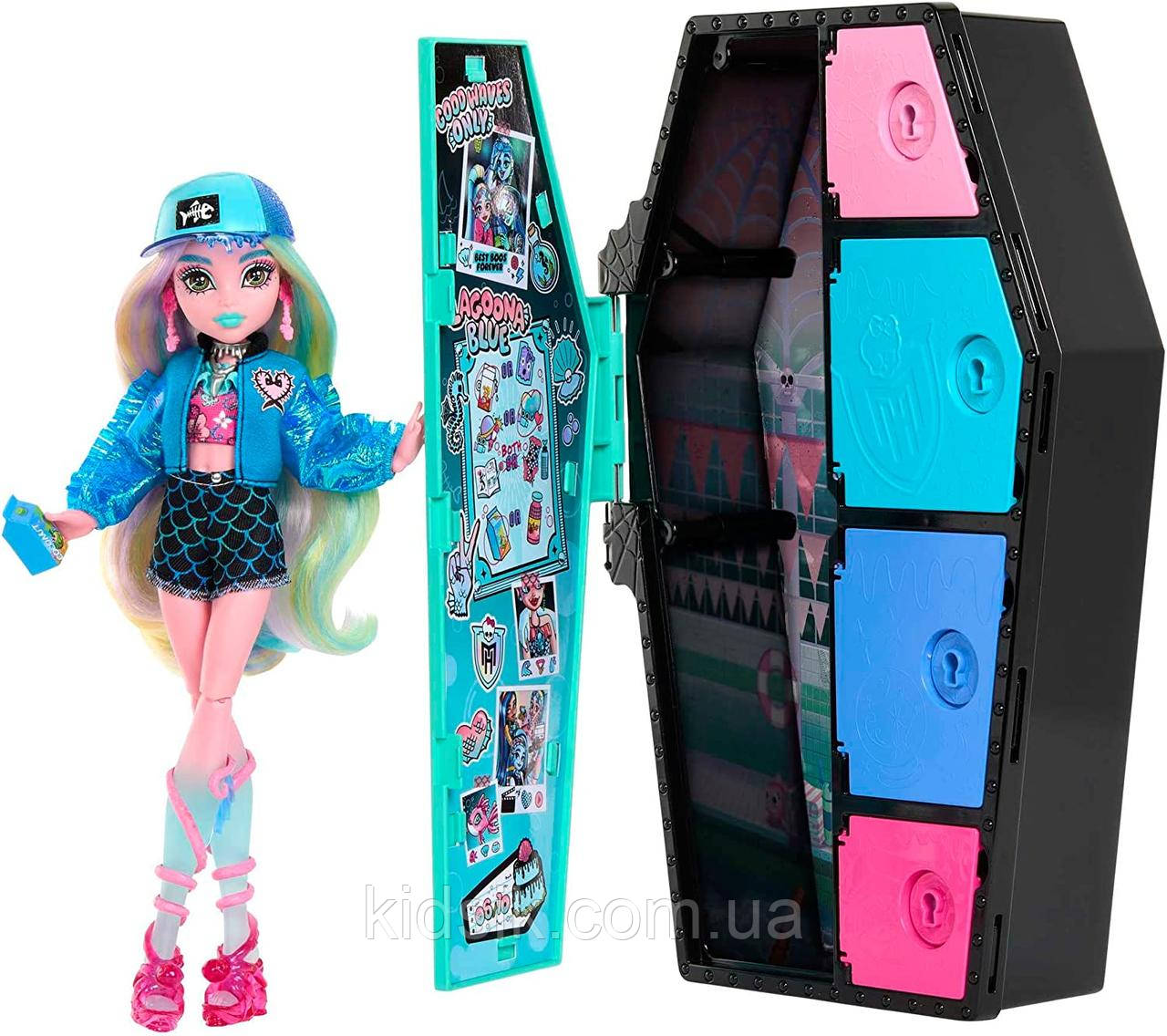 Шарнірна лялька Монстер Хай Лагуна Блю  Monster High Lagoona Blue Skulltimate Secrets, фото 1