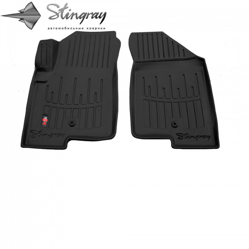 3D килимки в салон Jeep Compass 2006-2016 передні Stingrey (Джип Компас)