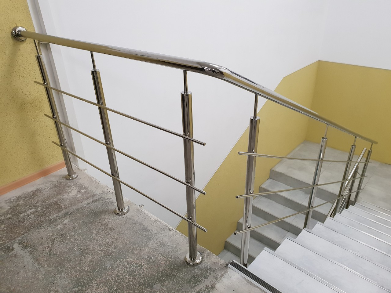 Перила для сходів з нержавіючої сталі, фото 1