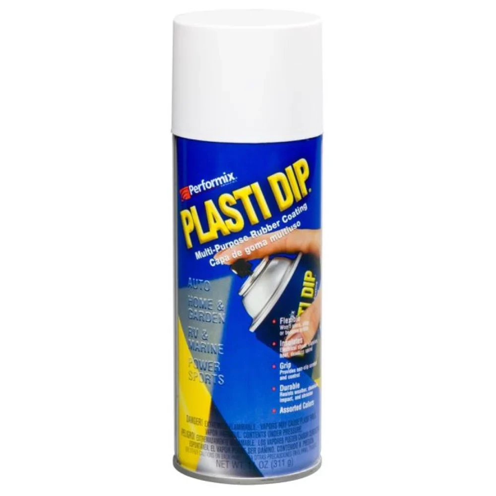 Plasti Dip жидкая резина спрей баллончик БЕЛЫЙ цвет оригинал США - фото 2 - id-p1829930228