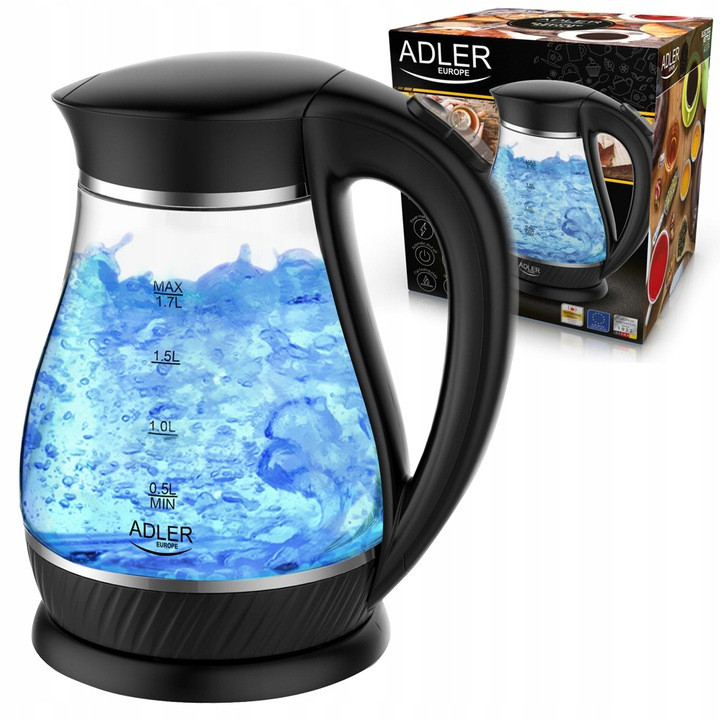 Електрочайник Adler AD 1274 Black