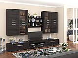 Стінка для вітальні 8 елементів Стінка в зал Модульна система меблів для вітальні, фото 3