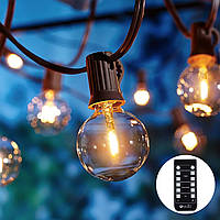 OxyLED Наружные светодиодные светильники, 7. 5 м 25 светодиодных ламп Dimmable String Lights