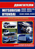 Двигуни Mitsubishi 4D33/Hyundai D4AF. Посібник з ремонту та техобслуговування.