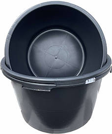 Кастру кругла 40 л будівельна пластмасова Woffmann Польща