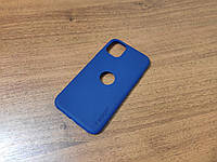 Противоударный чехол для Apple iPhone 11 silicone case Alaskan Blue Spigen оригинальное качество