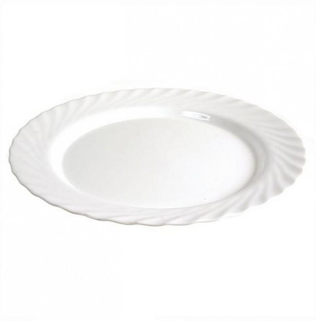 Велике біле блюдо з склокераміки Luminarc Trianon 310 мм (D6871)