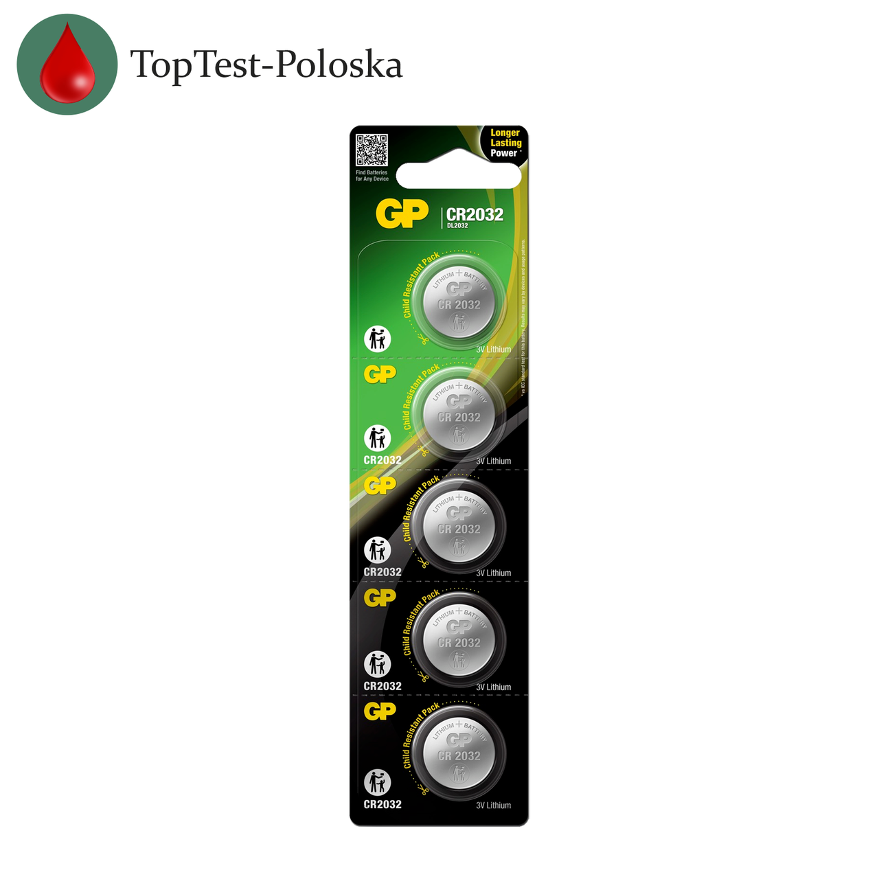 Батарейка GP CR2032 3V для глюкометрів