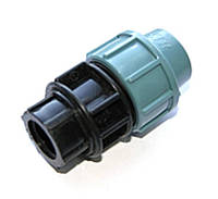 МРВ ПНД ПЕ 25 1/2 Муфта сполучна внутрішня різьба 1/2 для з'єднання ПД труб