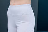 Лосини жіночі в рубчик "Мустанг" без бічного шва із широким поясом, фото 2