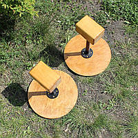 Стоялки (трості) акробатичні для еквілібра дубовий лак. (Висота 30 см)