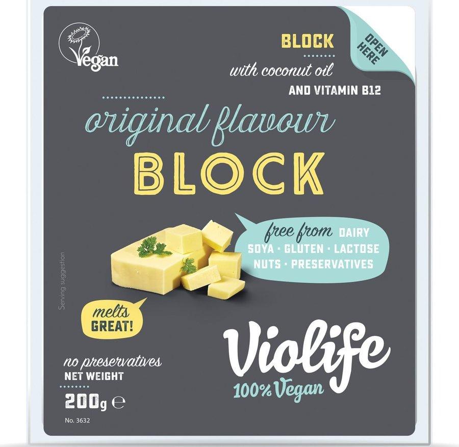 Сир-блок 200гр, "Оригінал", Violife, фото 1