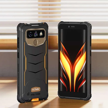 Смартфон HOTWAV T5 Max Orange  And 13 NFC 6050mAh 4\64GB Новинка