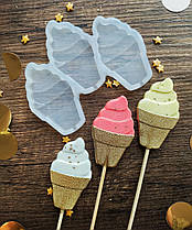 Силіконовий молд для льодяників "Морозиво 2"