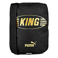 Puma King Portable Cross Body Bag Black 079269 01 небольшая сумка на плечо барсетка оригинал черная Месенджер