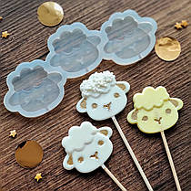 Силіконовий молд для льодяників "Овечка"