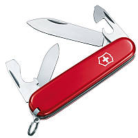 Ніж складаний, мультитул Victorinox Recruit (84 мм, 10 функцій), червоний 0.2503