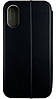 Шкіряний чохол книжка Elegant book на ZTE Blade A31 Plus чорний, фото 7