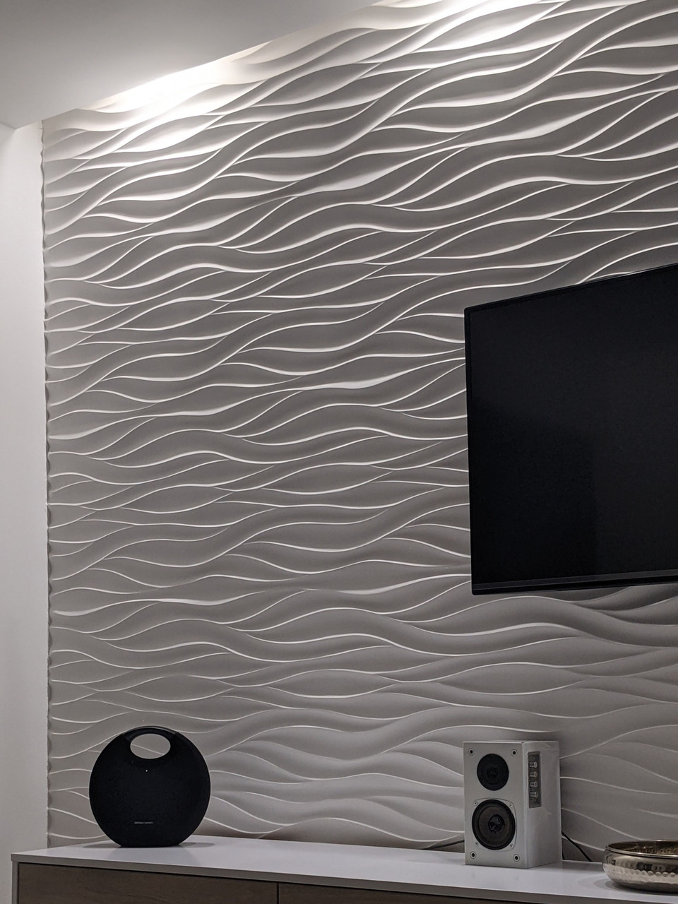 Гипсовая декоративная 3D панель "Волна" 50x50см: продажа, цена в ...