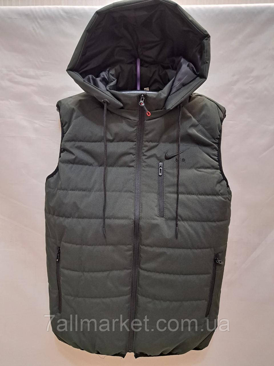 Жилетка демісезонна чоловіча NIKE розміри 48-56 (2кв) "ZERO" купити недорого від прямого постачальника
