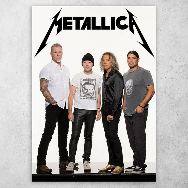 Рок плакат постер "Metallica / Металліка" №3