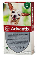 Advantix (Адвантикс) by Bayer Краплі від бліх і кліщів для собак до 4 кг (1 піпетка)