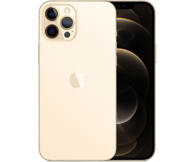 IPhone 12 Pro Max 128 GB Gold   A14 Bionic 3687 мА·год + скло та чохол, фото 1