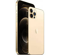 IPhone 12 Pro Max 128 GB Gold   A14 Bionic 3687 мА·год + скло та чохол, фото 3