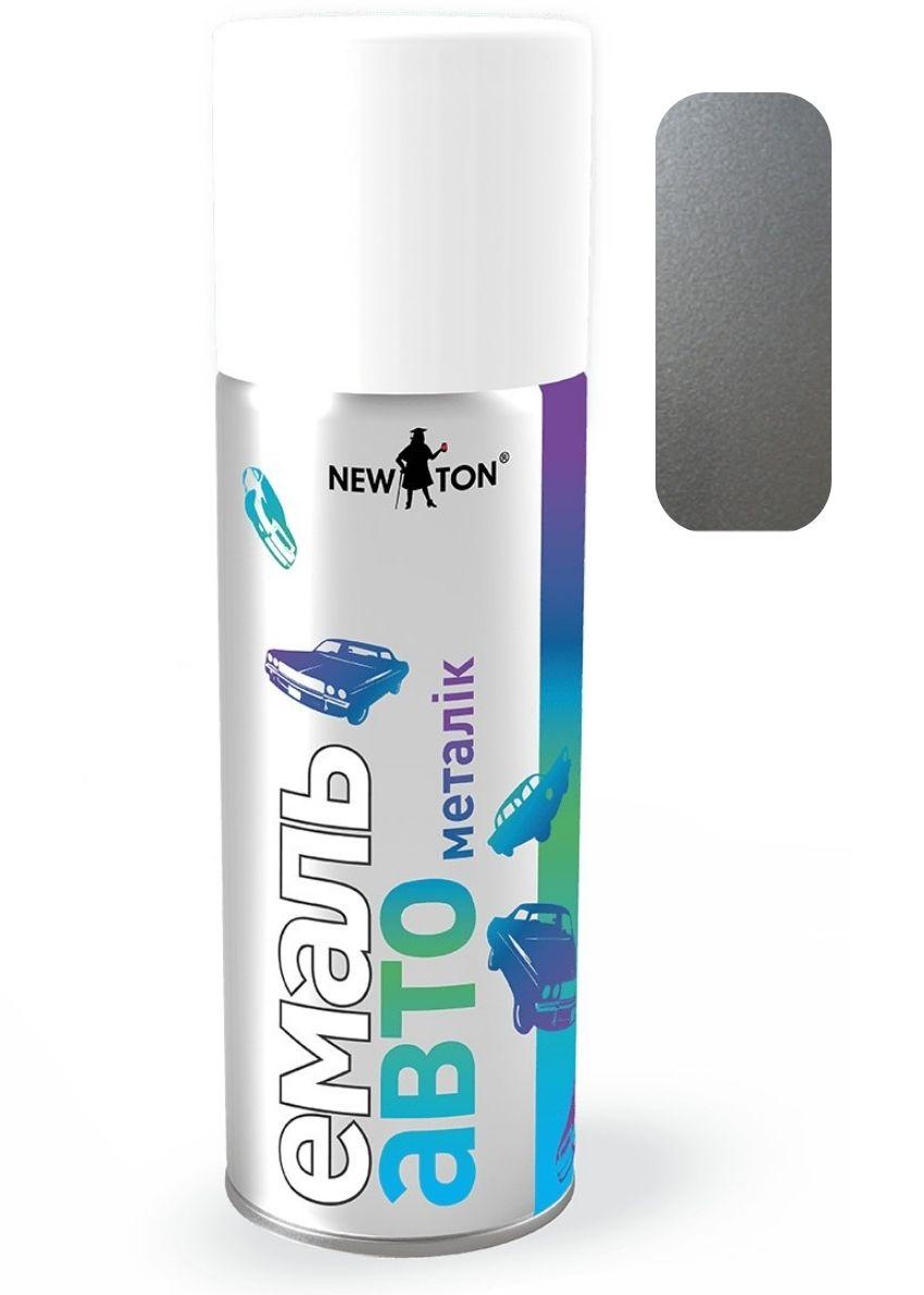 Емаль авто 92 U Сріблясто-Сіра акрилова металік аерозоль 400мл NewTon