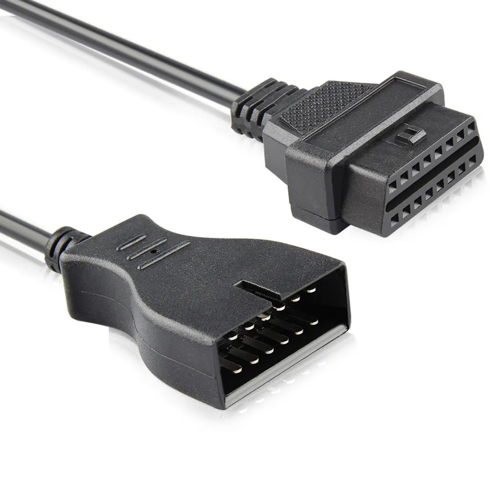 Перехідник GM12 pin - 16 pin для автосканерів (Автомобілі Daewoo, ZAZ, ВАЗ)