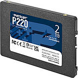 Накопитель SSD 2TB Patriot P220 2.5" SATAIII TLC (P220S2TB25), фото 2
