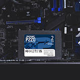 Накопитель SSD 2TB Patriot P220 2.5" SATAIII TLC (P220S2TB25), фото 5