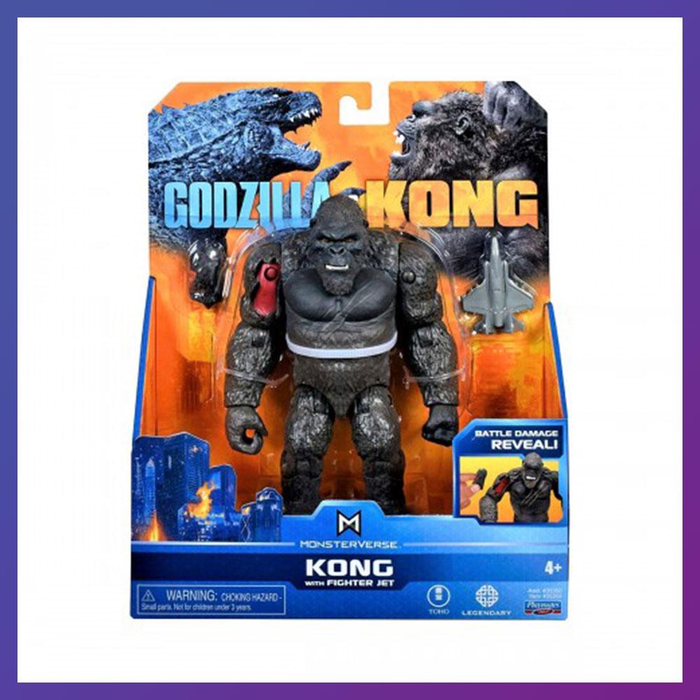 Фігурка Godzilla vs Kong Конг із винищувачем 15 см