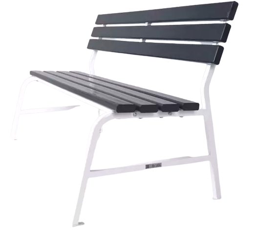 Лавка Classic Comfortable (графітово-біла)