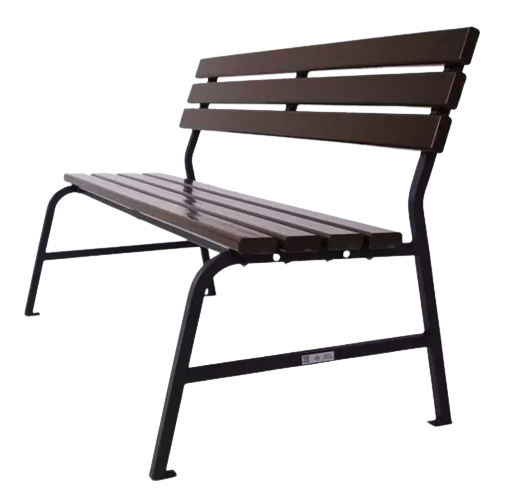 Лавка Classic Comfortable (коричнево-чорна)