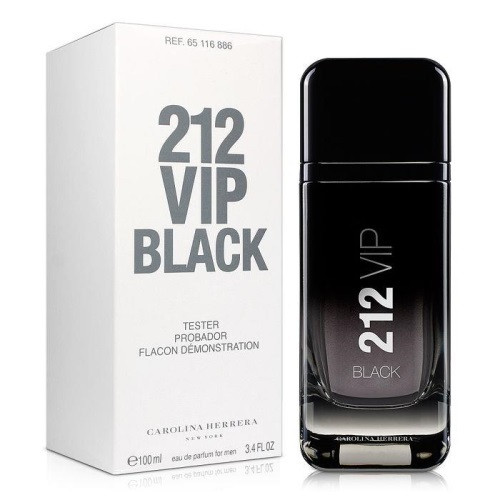 TESTER Carolina Herrera 212 Vip Black 100 ml/мл Чоловічі парфуми Тестер ОАЕ Кароліна Еррера 212 Віп Блек