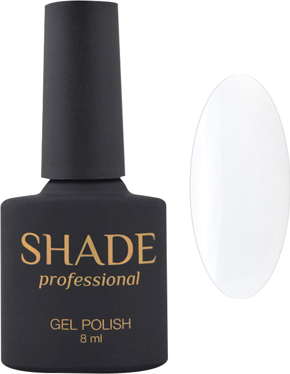 Гель-лак SHADE 002 (яскраво-білий), 8 мл
