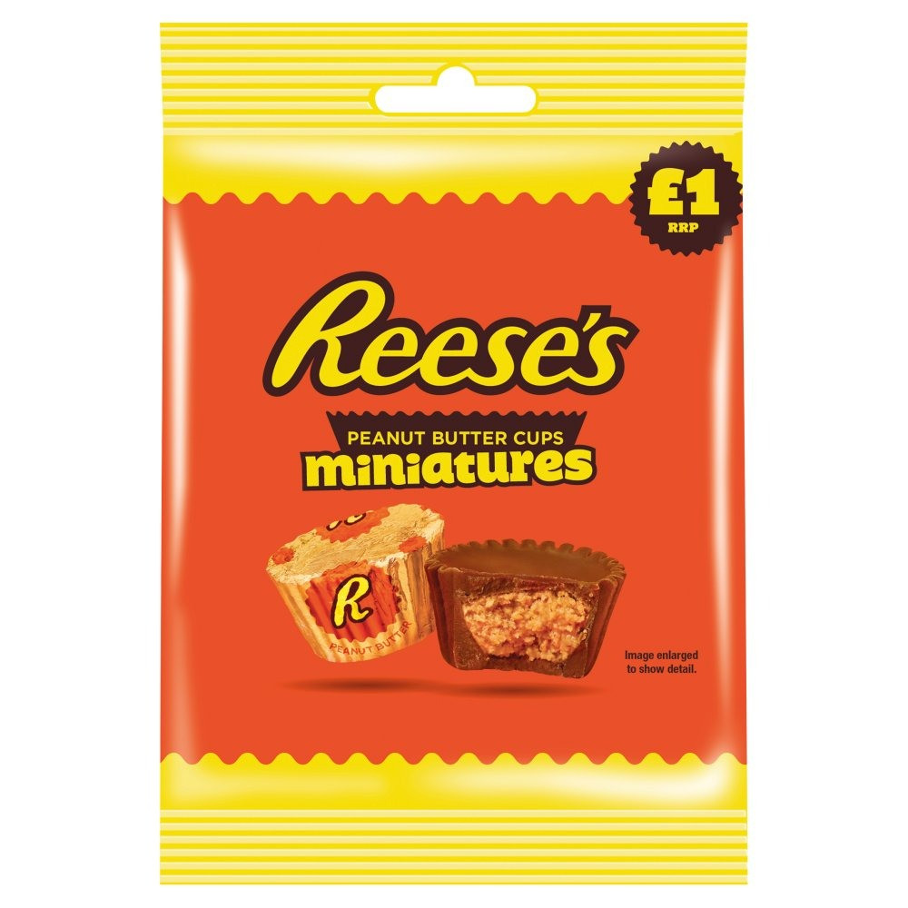 Шоколад Reese's Peanut Butter Miniatures 70 g, фото 1