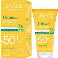 Солнцезащитный матирующий легкий флюид Uriage Bariesun Mat Fluide SPF50+ Урьяж Барьерсан спф 50 мл