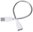 Гнучкий металевий USB подовжувач 30 см, фото 5