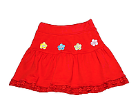 Детская юбка для девочки "Цветочек" (рост от 104 до 128 см)