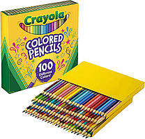 Олівці кольорові Crayola Colored Pencils Set, 100 шт