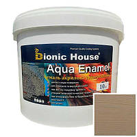 Фарба-емаль для дерева Bionic-House Aqua Enamel 10л Сірий Сланець