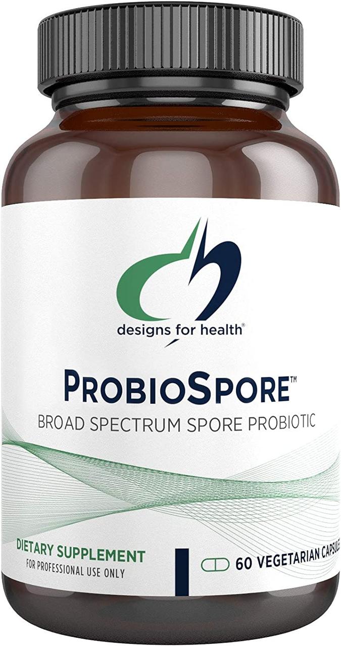 Designs for Health ProbioSpore / Ґрунтові пробіотики широкого спектра 60 капсул