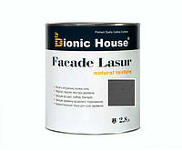 Фарба для дерева FACADE LASUR Bionic-House 2,8л Арт Грей от Mirasvid